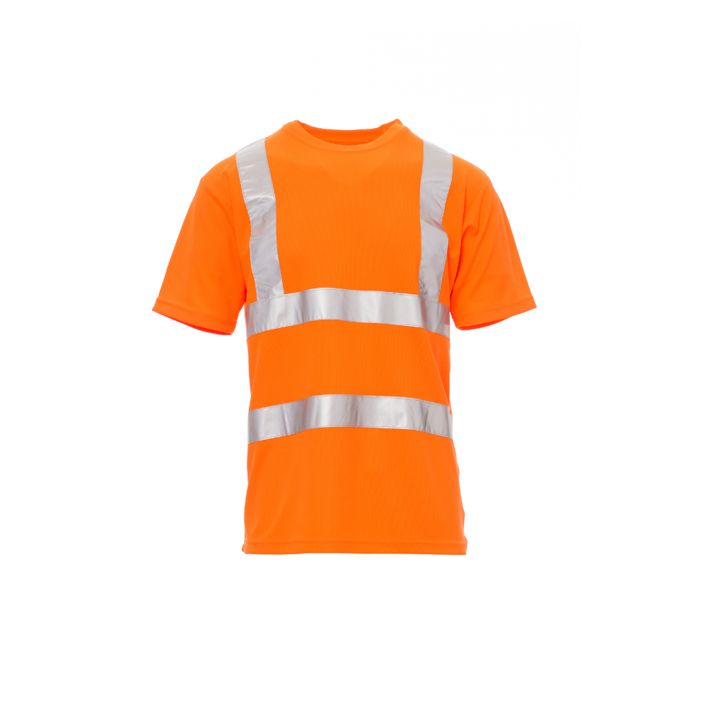 T-shirt homme haute visibilité Dry-Tech - Orange Fluo - AVENUE - PAYPER
