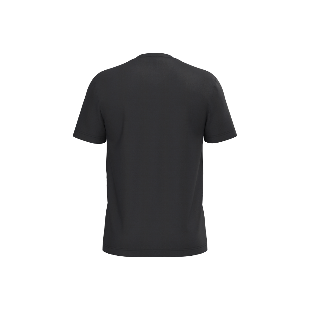 Vue de dos du T-shirt Bio190 homme coton biologique Noir 