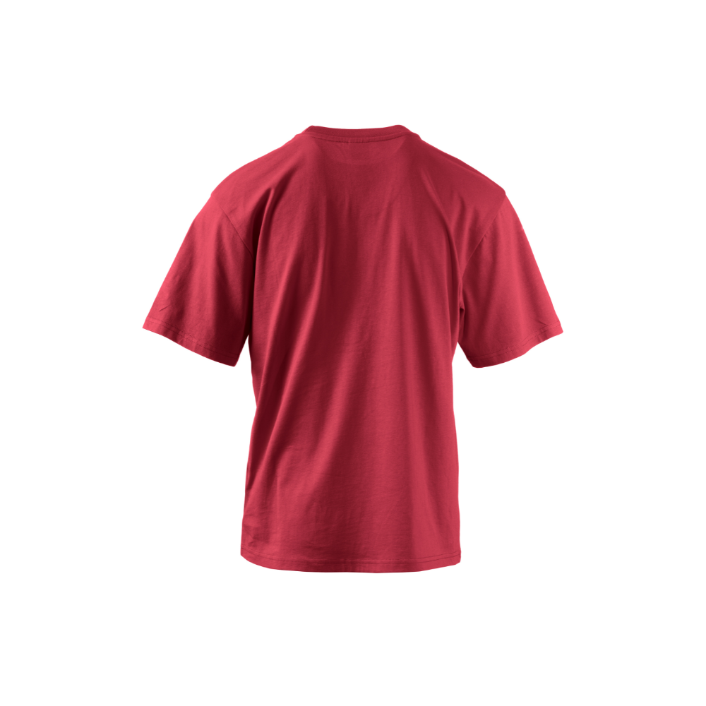 Vue de dos du T-shirt Payper COOL Bordeaux
