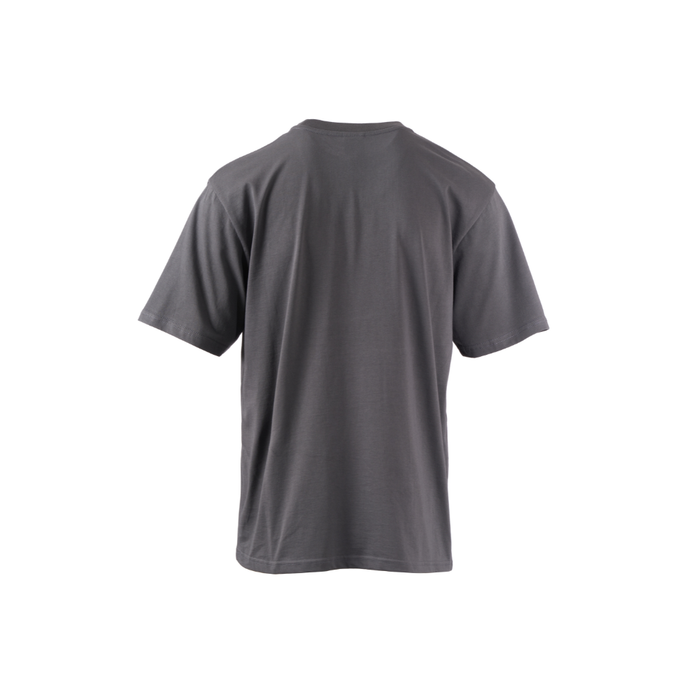 Vue de dos du T-shirt de travail coton bio Gris Fer COOL Payper