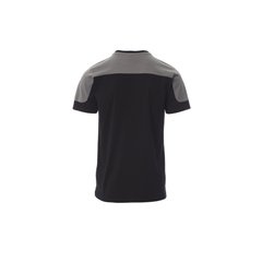 Vue de dos du T-shirt Payper CORPORATE Fumée/Noir