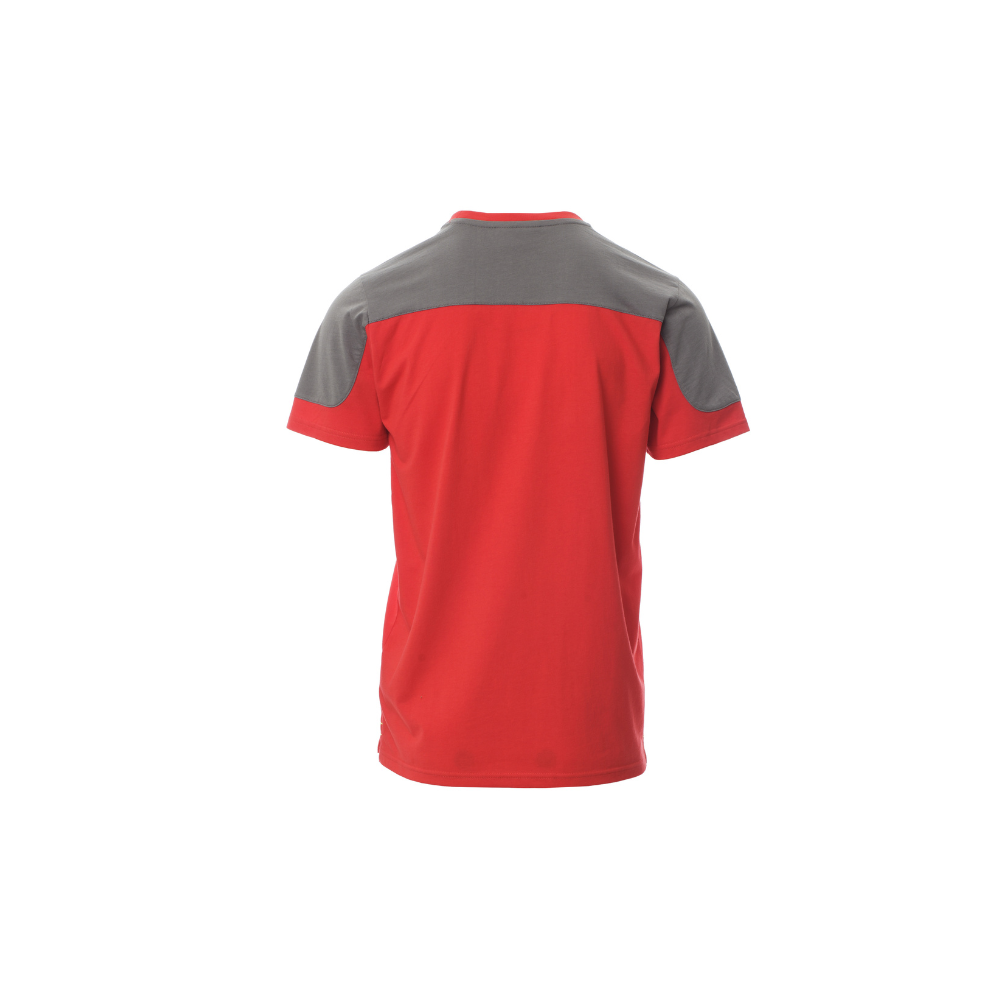 Vue de dos du T-shirt Payper CORPORATE Rouge/Fumee