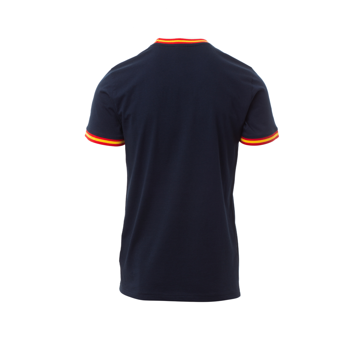 Vue de dos du T-shirt Payper FLAG manches courtes - Bleu Marine/Espagne