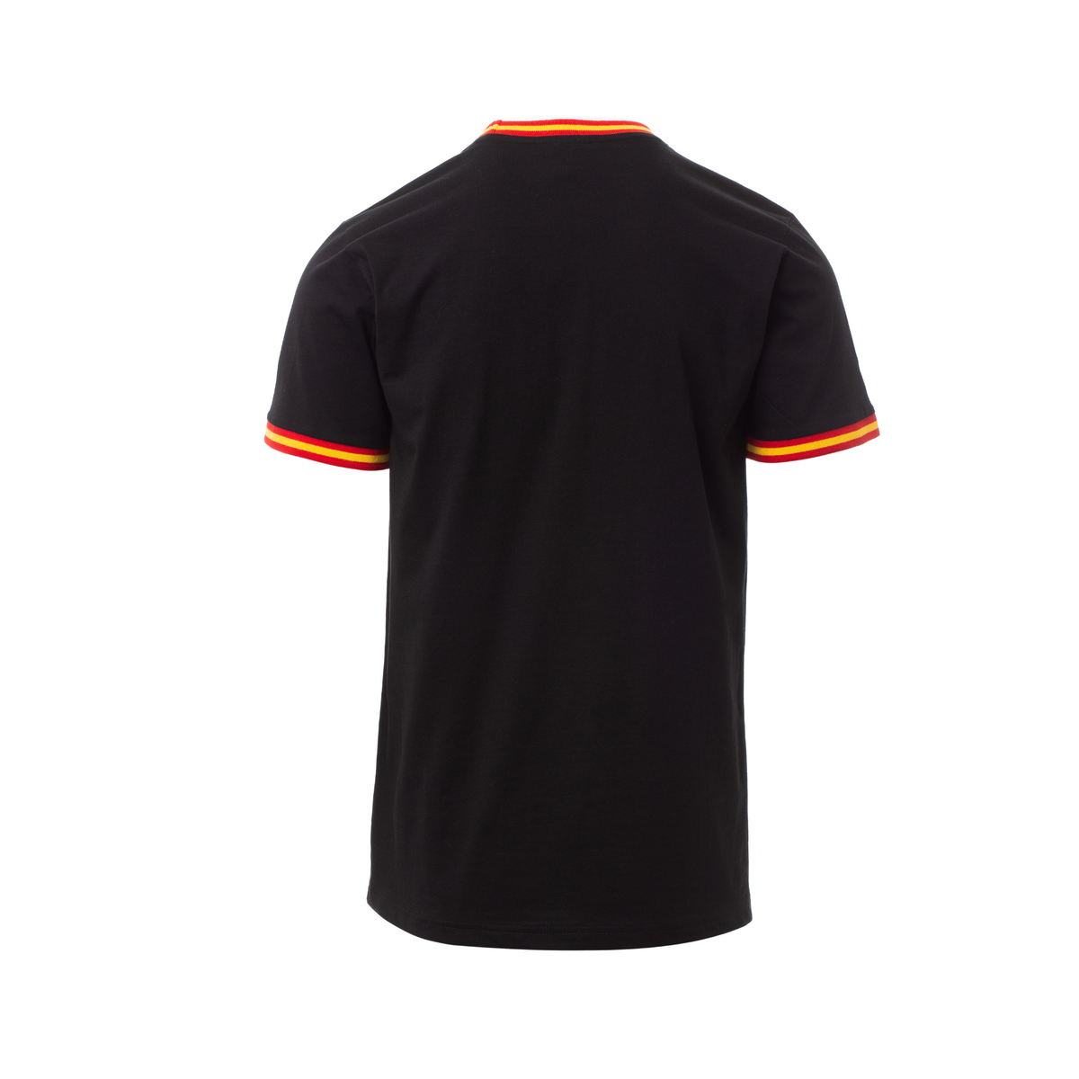 Vue de dos du T-shirt Payper FLAG manches courtes - Noir/Espagne