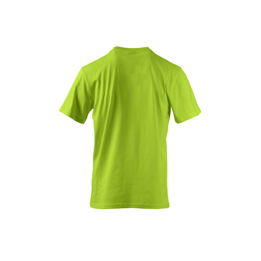 Vue de dos du T-shirt Payper FLEXO Vert Acide