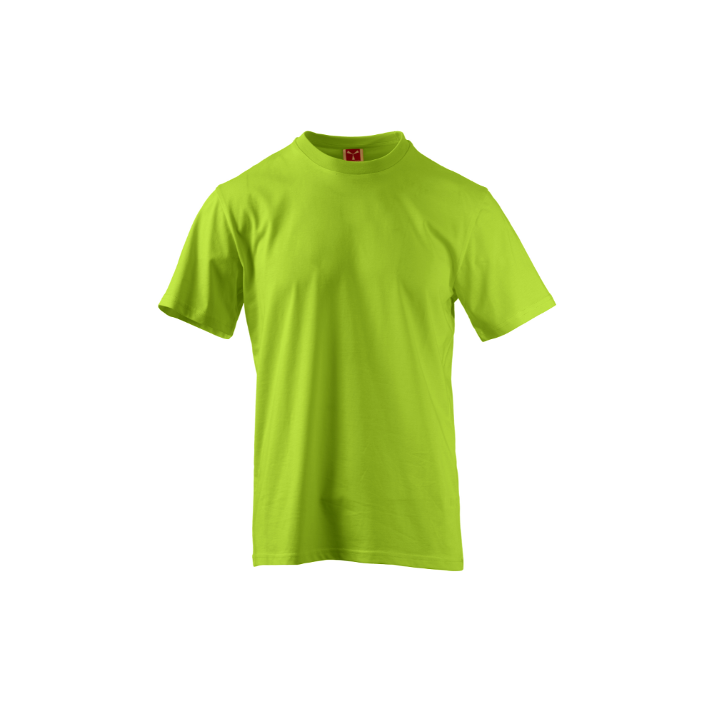 Vue de face du T-shirt Payper FLEXO Vert Acide