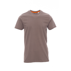Vue de face du T-shirt Payper FREE manches courtes - Gris Acier