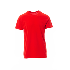Vue de face du T-shirt Payper FREE manches courtes - Rouge