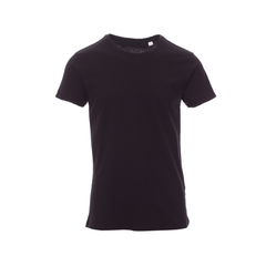 Vue de face du T-shirt Payper PARTY manches courtes - Noir