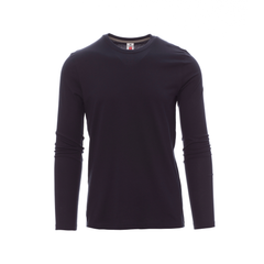 Vue de face du T-shirt Payper PINETA manches longues Bleu Marine