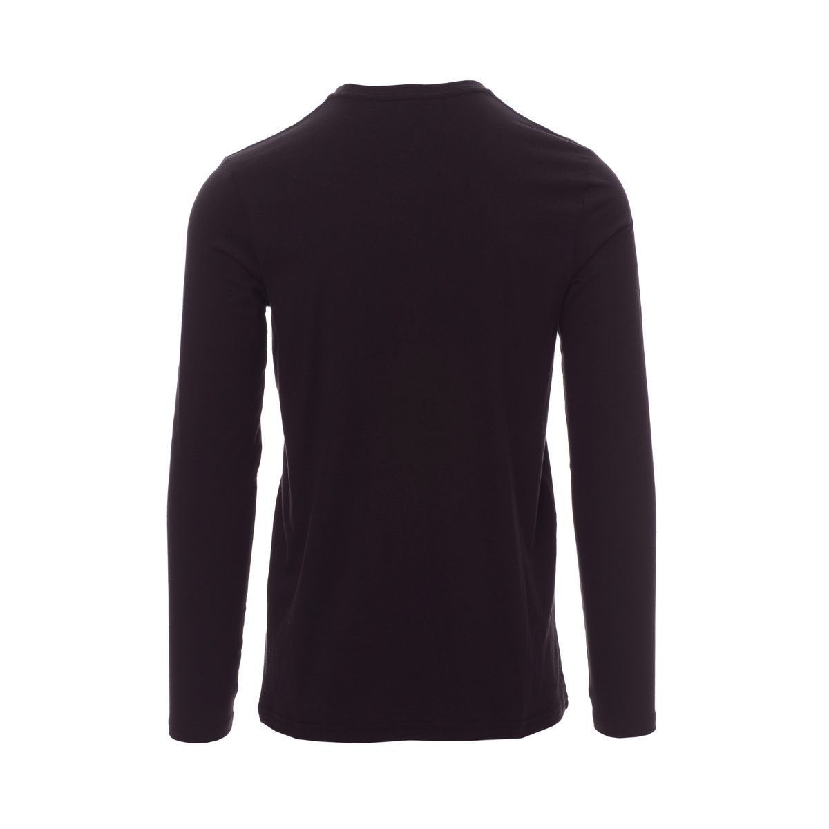 Vue de dos du T-shirt Payper PINETA manches longues - Noir