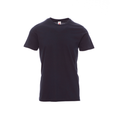 Vue de face du T-shirt Payper PRINT manches courtes - Bleu Marine