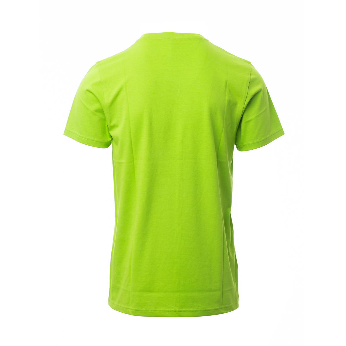 Vue de dos du Vue de face du T-shirt Payper PRINT manches courtes - Vert Acide