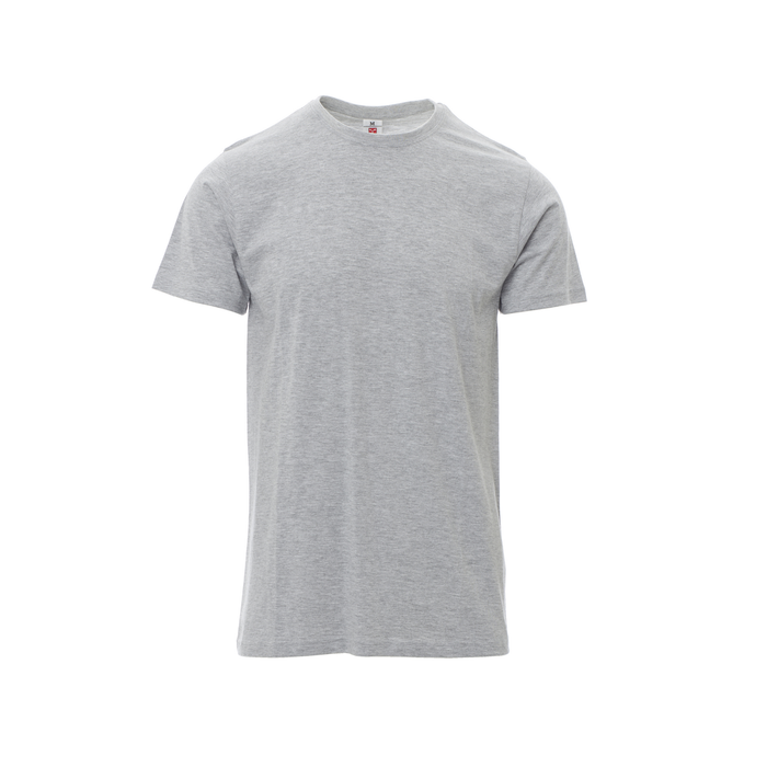 T-shirt PRINT MELANGE manches courtes - Gris Chiné - PAYPER
