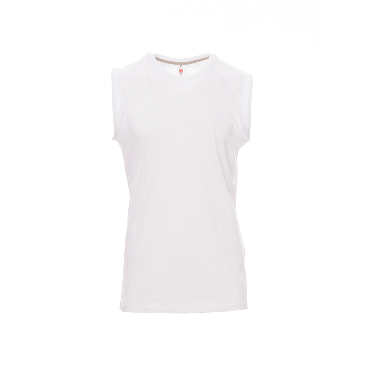 Vue de face du T-shirt Payper SHORE manches courtes - Blanc