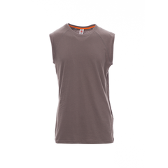 Vue de face du T-shirt Payper SHORE manches courtes - Gris Acier