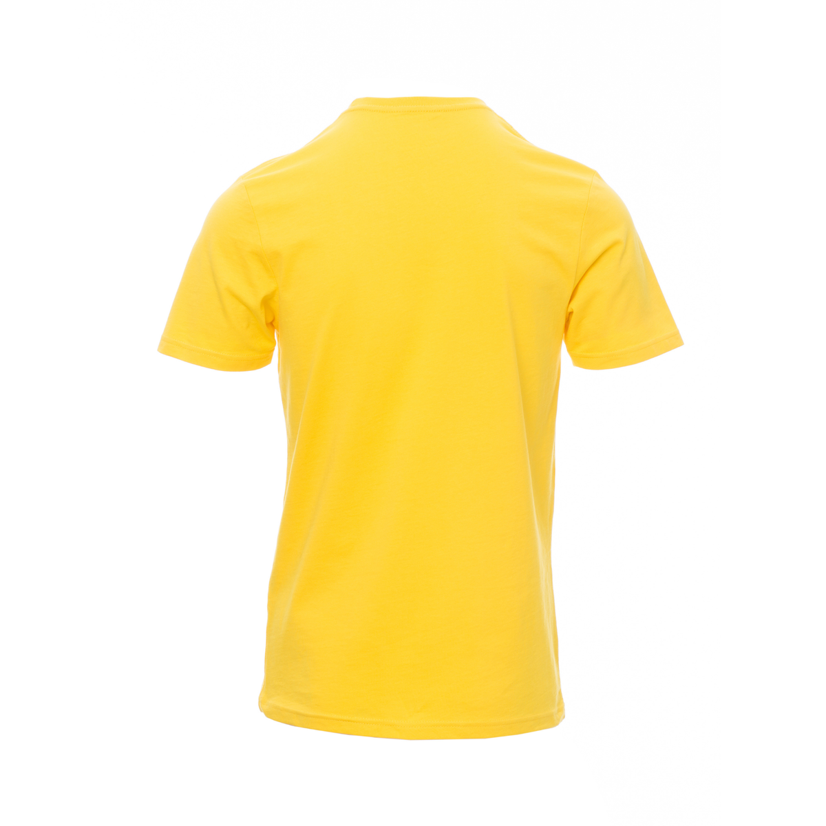Vue de dos du T-shirt Payper SUNRISE manches courtes - Jaune