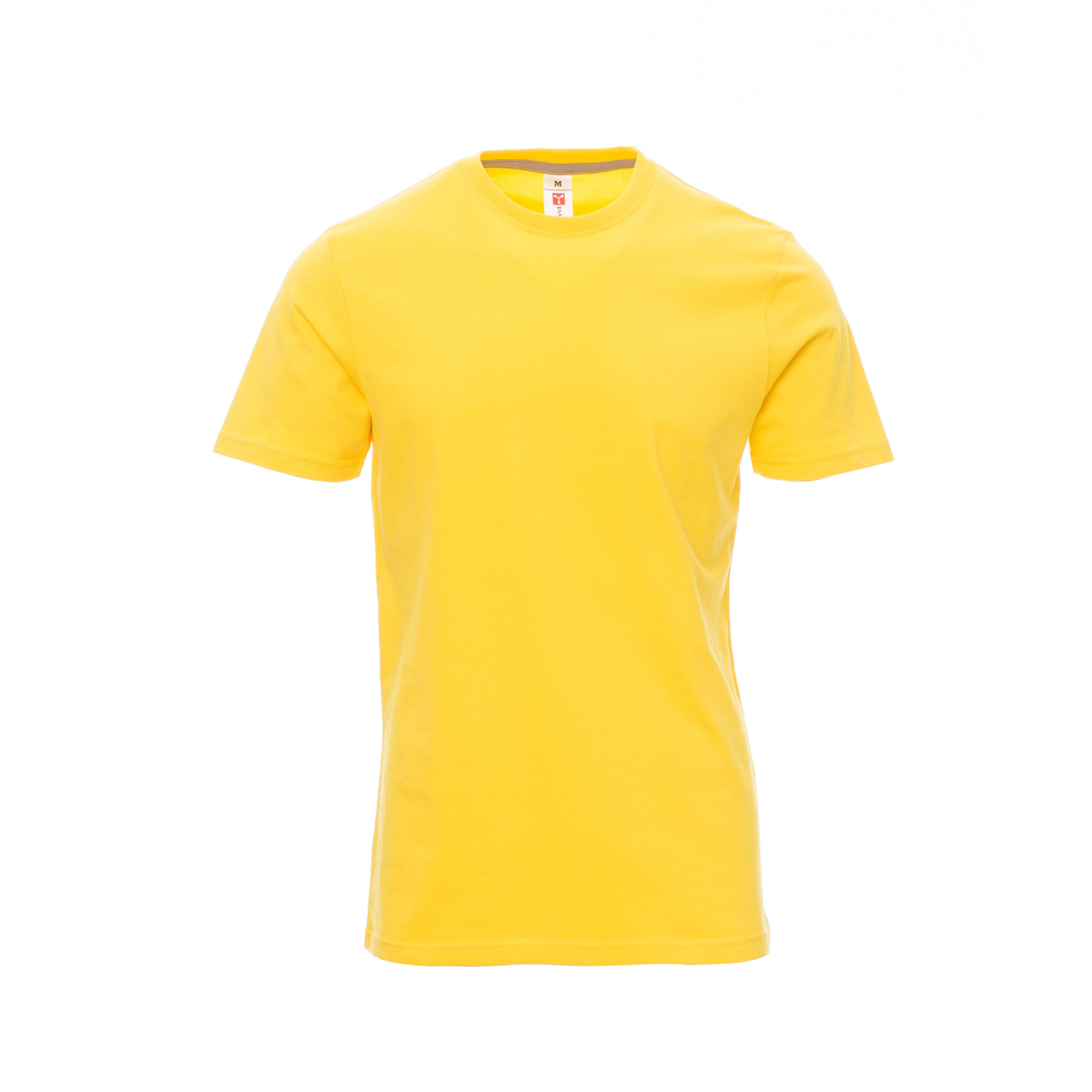 Vue de face du T-shirt Payper SUNRISE manches courtes - Jaune