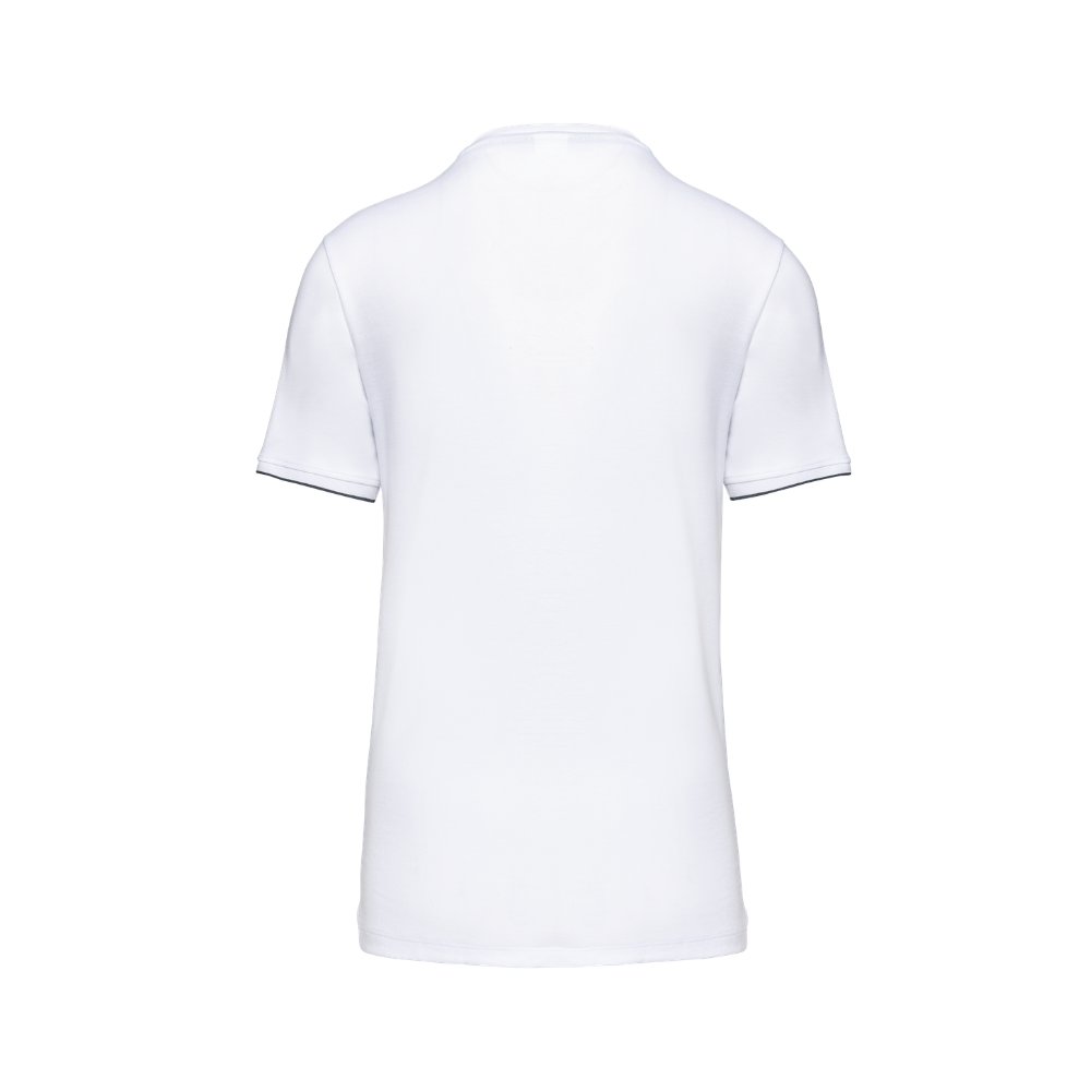 Vue de dos du T-shirt de travail homme WK3020 Blanc Navy