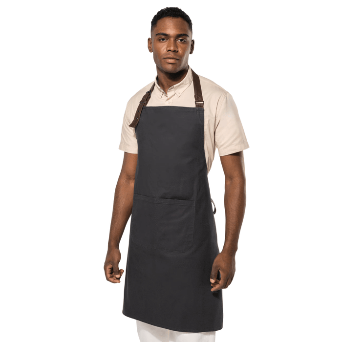 Tablier coton vintage Charcoal 320 g/m² – KARIBAN