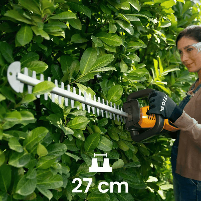 Utilisation latérale du Taille-haie batterie HT 500e 48 V – STIGA