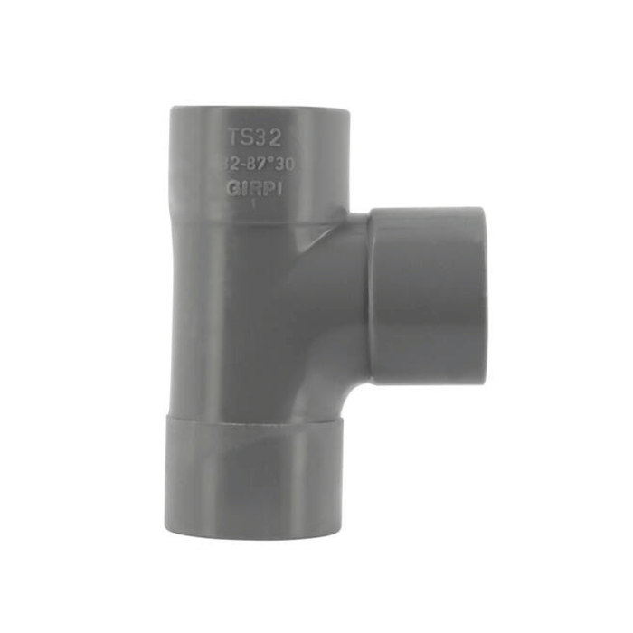 Té PVC évacuation FF à 87°30 – GIRPI
