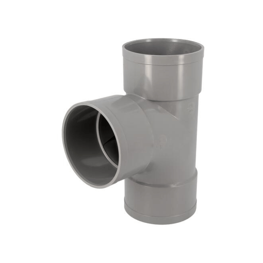 Té PVC évacuation FF 87°30 GIRPI Ø32 à Ø250 mm TS4FF