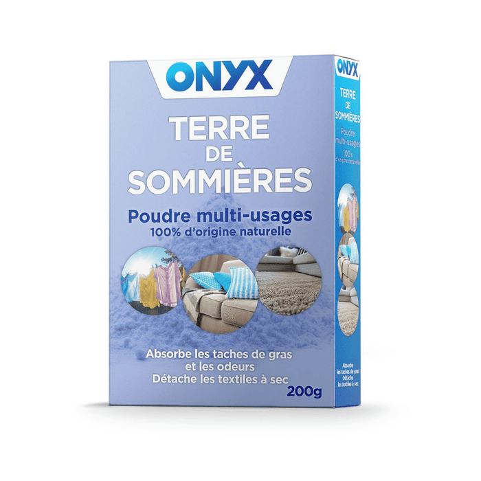 Terre de Sommières 200 g – Détachant à sec absorbant – ONYX