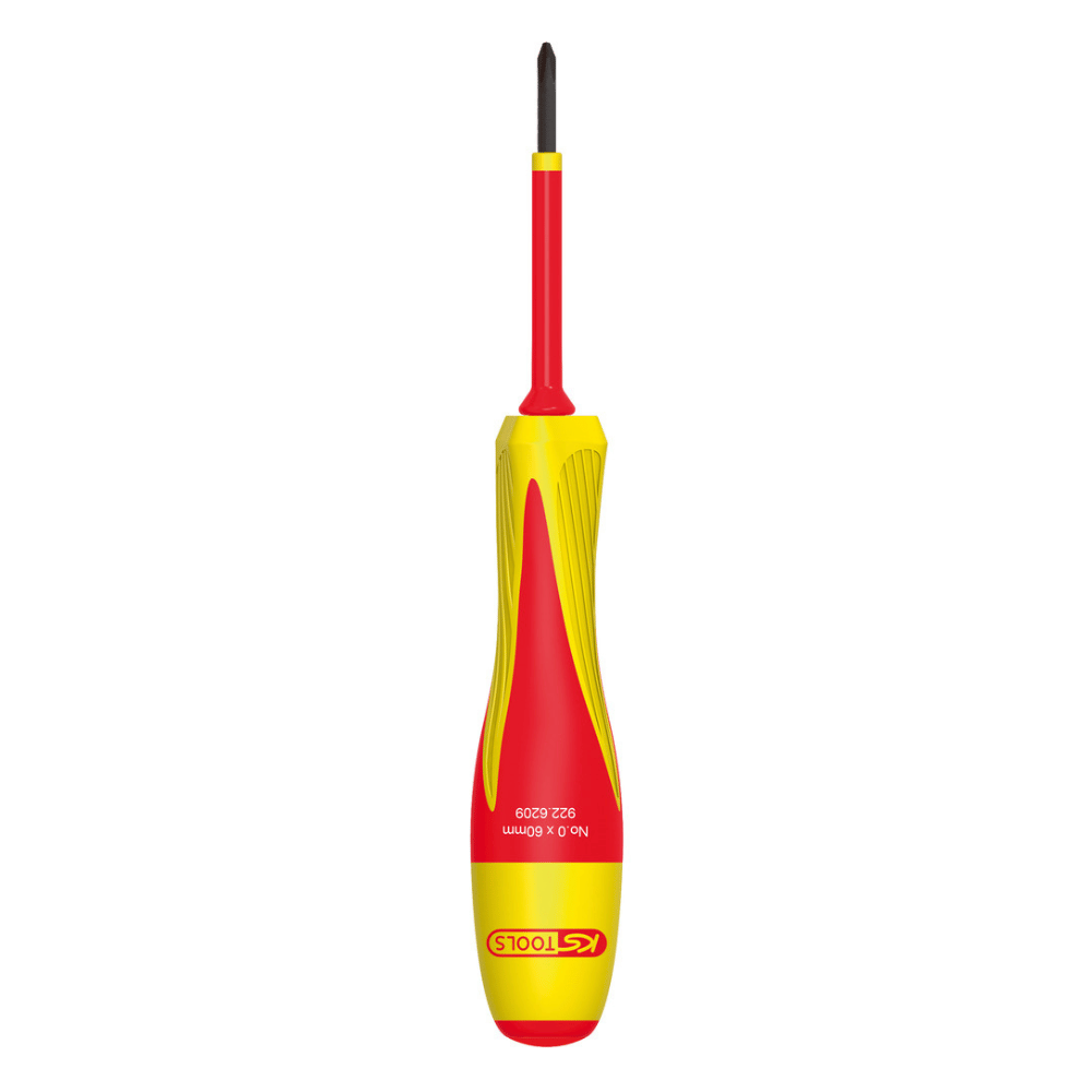Tournevis PHILLIPS® bi-matière isolé 1000V ph 0 de chez KS Tools