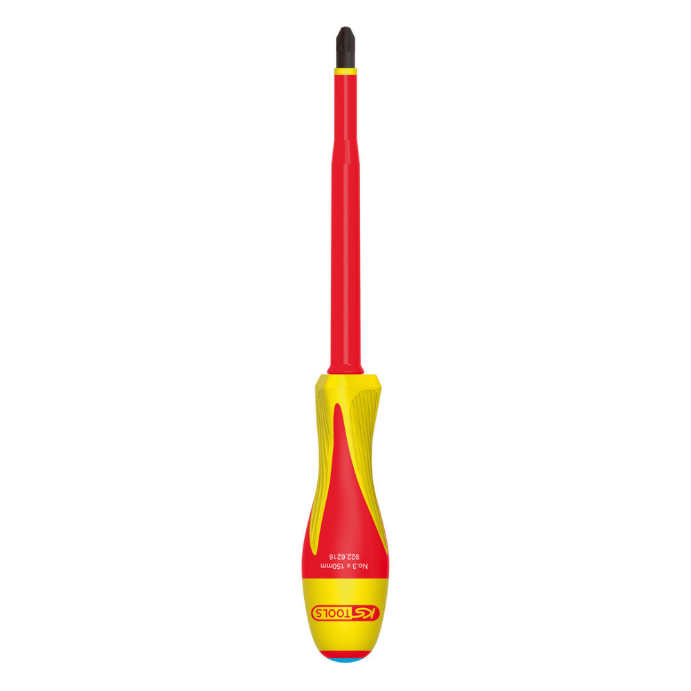 Tournevis POZIDRIV® bi-matière isolé 1000V pz3 de chez KS Tools