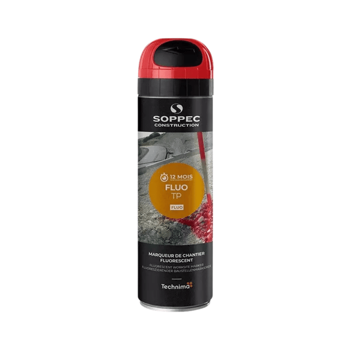 Traceur de chantier FLUO TP® 500 ml – SOPPEC