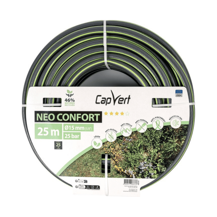 Tuyau d’arrosage Néo Confort 5 couches 25 m – CAPVERT