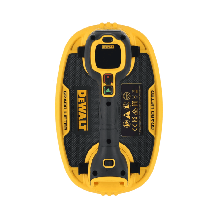 Vue de haut de la Ventouse GRABO XR 18V 2 Ah jusqu’à 120 kg – DEWALT