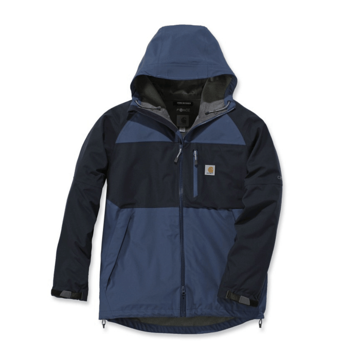 Veste Force Hooded Jacket - Bleu - CARHARTT