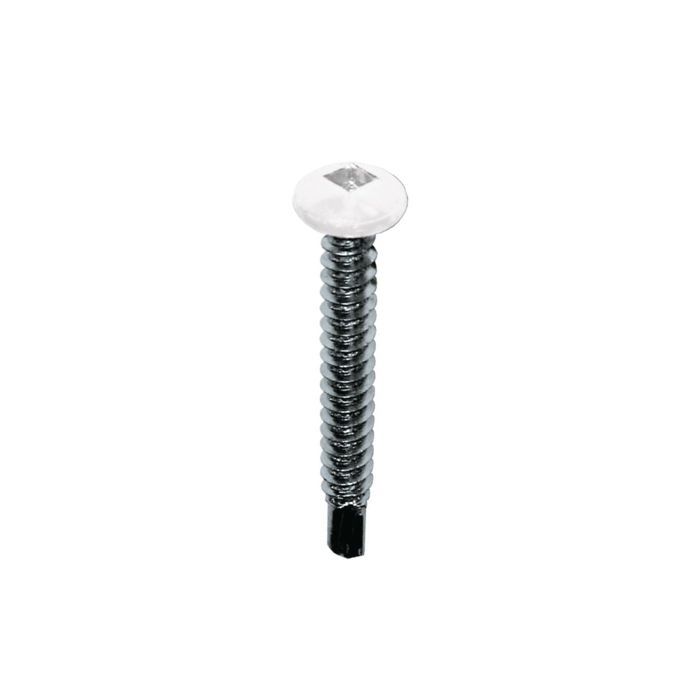 Vis autoperceuse blanche RAL 9010 SQ2 4,2 mm – SCELL-IT