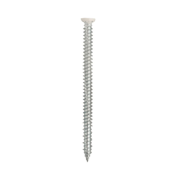 Vis fixation directe huisserie tête fraisée blanche – SCELL-IT