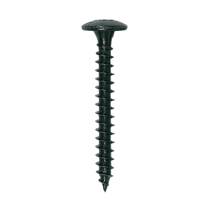 Vis penture acier zingué tête large Torx T30 Noir – ING Fixations