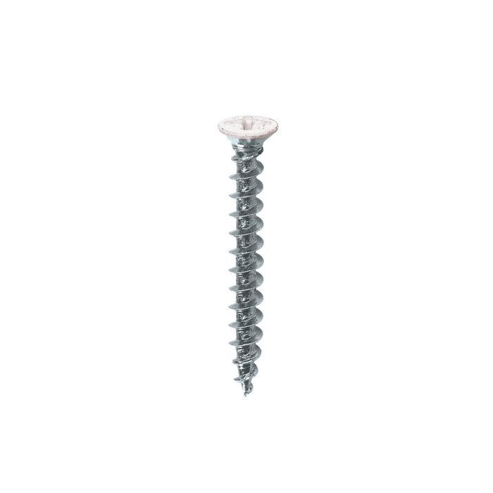 Vis PVC PLAST tête fraisée blanche RAL 9016 – SCELL-IT